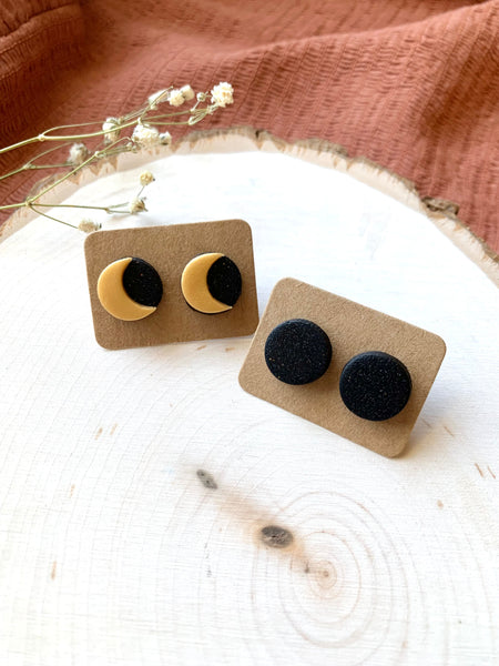 Black Polymer Studs