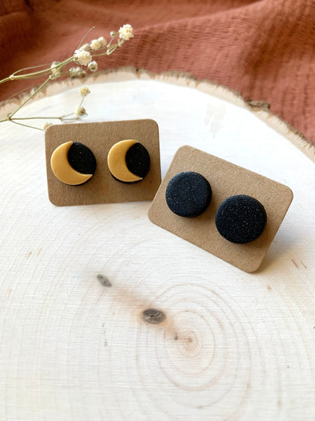 Black Polymer Studs